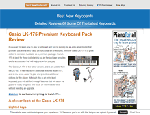 Tablet Screenshot of bestnewkeyboards.com